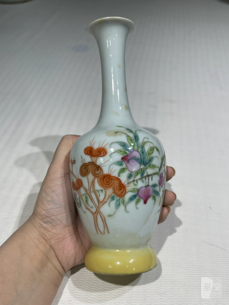 清代 粉彩花鸟纹瓶一组二十一件 - 图25